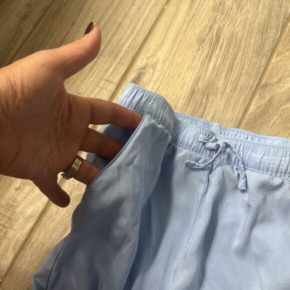 H&M Light Blue Girls Joggers with Pockets‎ Size US 7 - Picture 5 of 10